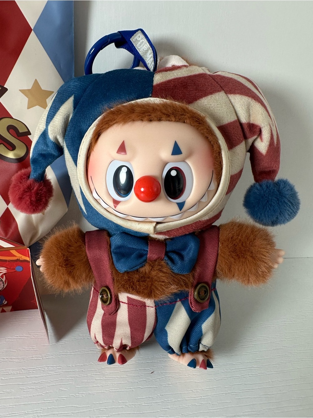 Popmart Why So Serious Series “Juggling Clown” Plush Pendant